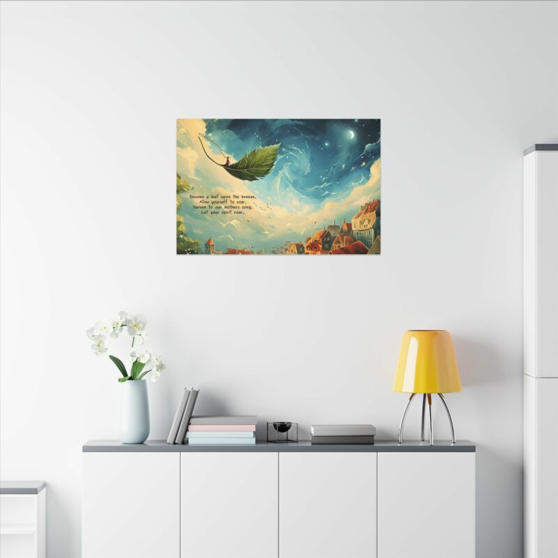 Whimsical Breeze: A Journey of Spirit and Song.  Matte Canvas, Stretched, 0.75" - Image 8