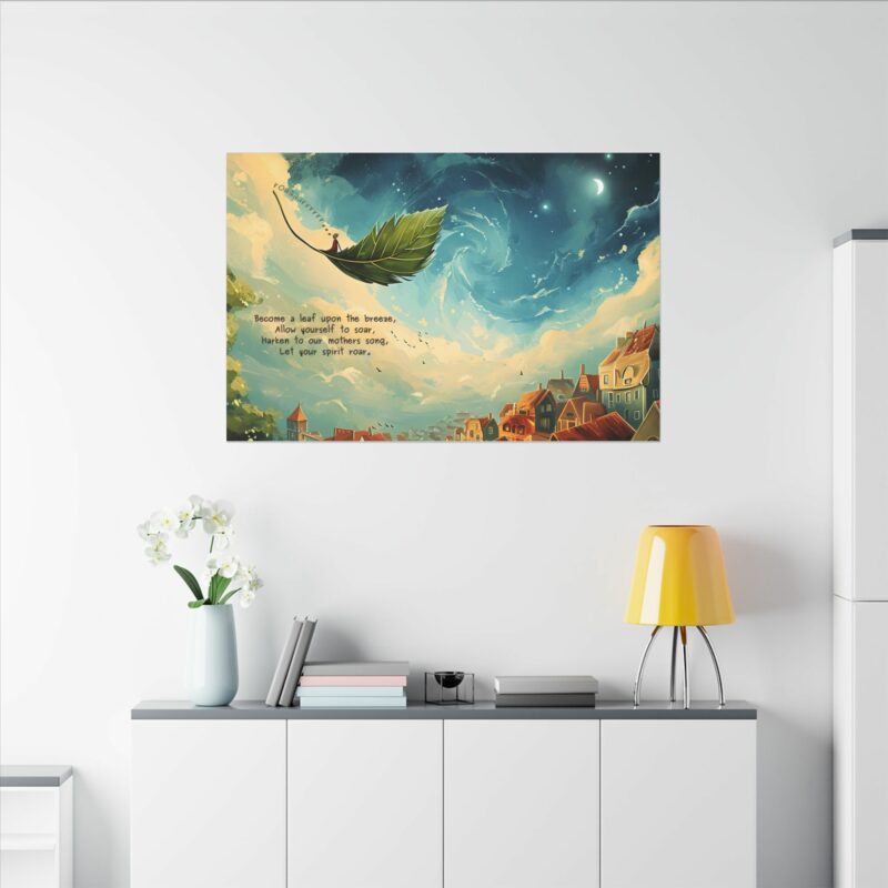 Whimsical Breeze: A Journey of Spirit and Song.  Matte Canvas, Stretched, 0.75" - Image 12