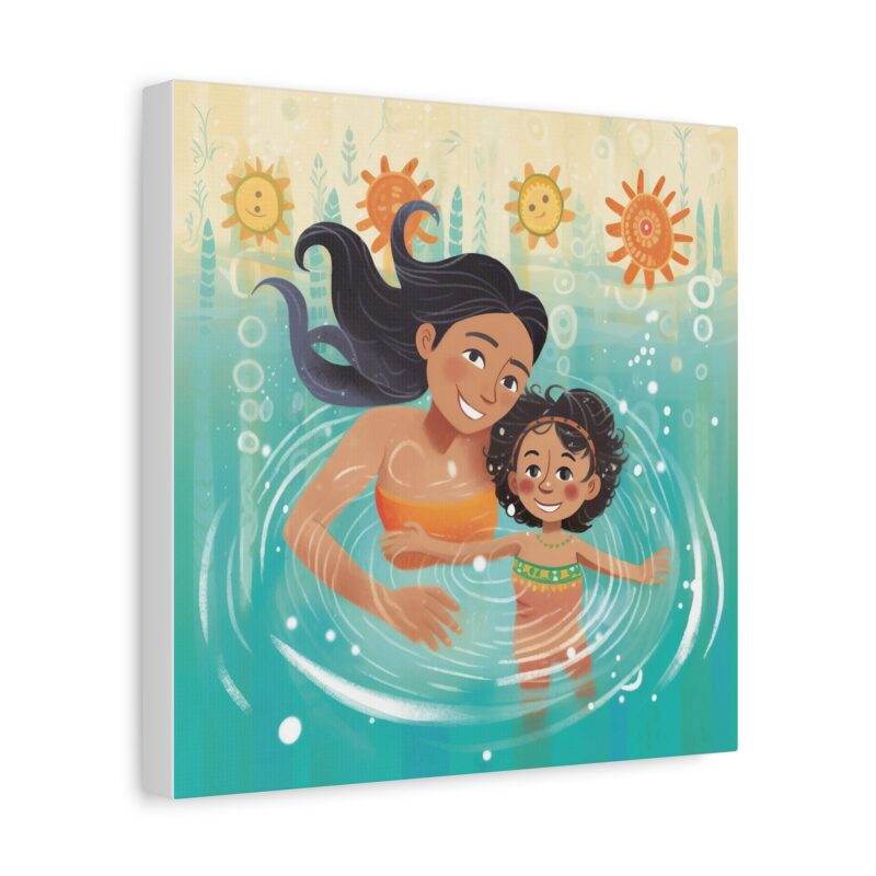 Often we go swimming! Canvas Gallery Wrap - Image 2