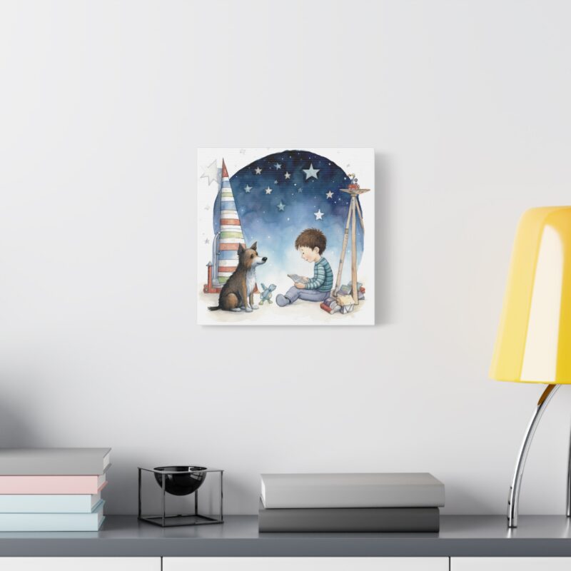 I call my dog Buzz Pawldrin. Canvas Gallery Wrap - Image 3