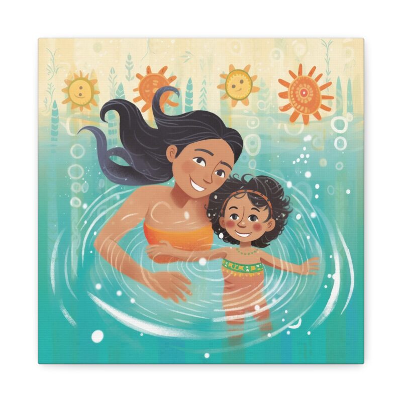 Often we go swimming! Canvas Gallery Wrap