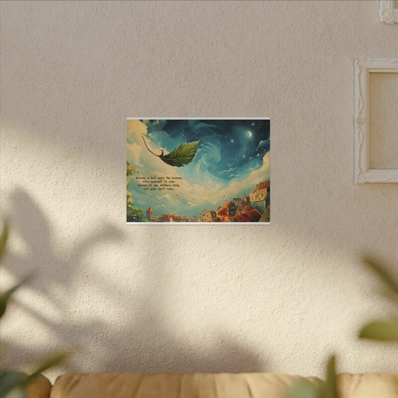 Whimsical Breeze: A Journey of Spirit and Song.  Matte Canvas, Stretched, 0.75" - Image 3