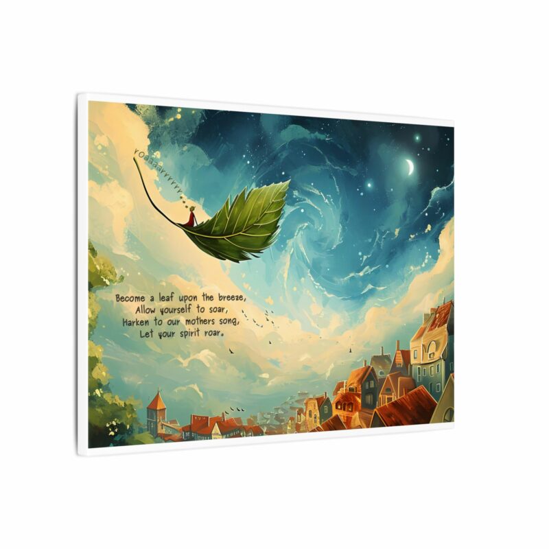Whimsical Breeze: A Journey of Spirit and Song.  Matte Canvas, Stretched, 0.75" - Image 2