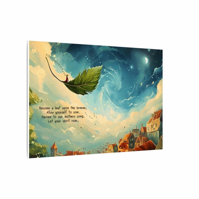 Whimsical Breeze: A Journey of Spirit and Song.  Matte Canvas, Stretched, 0.75" - Image 6