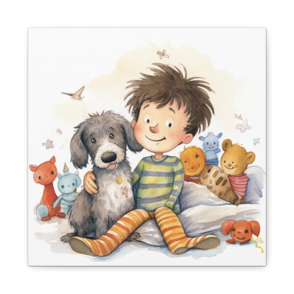 He's family not a pet! Canvas Gallery Wrap